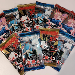 10 Packs Chainsaw Man Anime Manga Collectible Trading Cards by DZ TCG CCG - Image 1