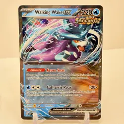 Pokemon Scarlet And Violet Promo Cards Walking Wake Ex 127 NM - Image 1