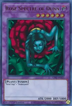 GFP2-EN121 ROSE SPECTRE OF DUNN ULTRA RARE 1ST EDITION NEAR MINT YuGiOh TCG - Image 1