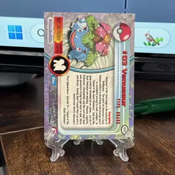 topps Pokemon TV Animation Series 1 Rainbow Holo Foil #03 Venusaur #3 1999 Card - Image 4