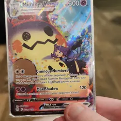 Pokemon Mimikyu VMAX TG17/TG30 Brilliant Stars Ultra Rare Holo 300 HP Card - Image 1
