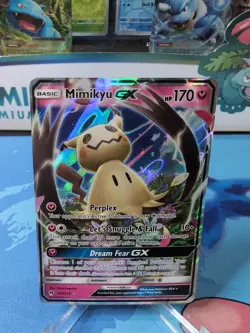 Mimikyu GX - 149/214 - Pokemon Lost Thunder Sun & Moon Ultra Rare Card NM - Image 1