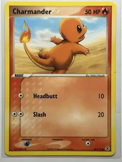 Charmander FireRed & LeafGreen 58/112 LP-NM Pokemon card - Image 1