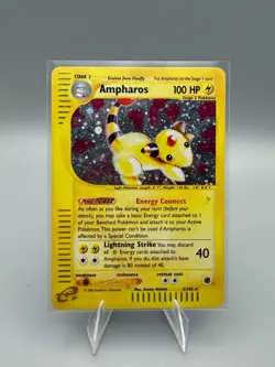 Pokemon Card Ampharos 2/165 Expedition Holo E Reader NM - Image 1