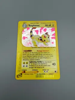 Pokemon Card Ampharos 2/165 Expedition Holo E Reader NM - Image 3