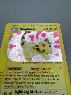 Pokemon Card Ampharos 2/165 Expedition Holo E Reader NM - Image 4