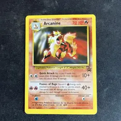 Arcanine 6 WOTC Black Star Promo Pokemon Card - Image 1