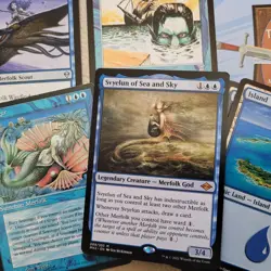 Commander Magic Deck MTG Cards = ALL 100 ***Svyelun of Sea and Sky MERFOLK God** - Image 1