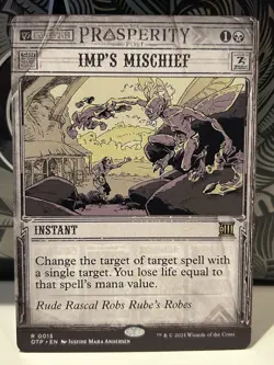 Imp's Mischief Breaking News OTP LP MTG SHOWCASE - Image 1
