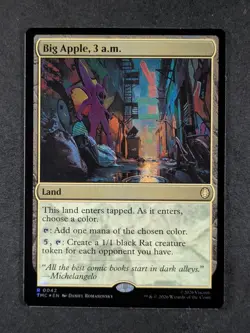 2026 MTG BIG APPLE, 3 A.M. #0042 TMNT: Eternal Surge Foil Rare English - Image 1