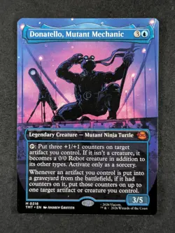2026 MTG DONATELLO, MUTANT MECHANIC #0216 TMNT Showcase Mythic Rare English - Image 1