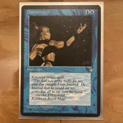 Counterspell Magic The Gathering Ice Age 1995 Interrupt Wizards Of The Coast - Image 1