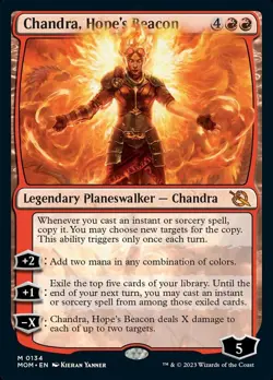 1 x Chandra, Hope's Beacon - March of the Machine - NM-Mint - MTG - Image 1