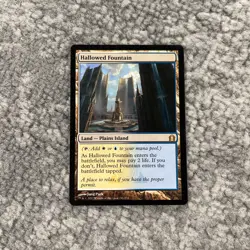Hallowed Fountain MTG Return To Ravnica Magic The Gathering Rare Light Play LP - Image 1