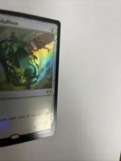 Emerald Medallion Foil Commander Masters MTG - Image 2