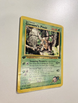 Giovanni's Pinsir 24/132 1st Edition Gym Challenge Regular MP - Pokemon Card - Image 3