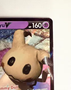 Pokemon Mimikyu V 068/172 Swsh09 Brilliant Stars Ultra Rare Full Art Holo HP 160 - Image 3