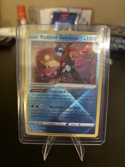 Pokemon TCG Radiant Greninja 046/189 NM Reverse Holo Astral Radiance - Image 1
