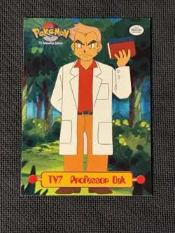 TV7 Professor Oak - Pokemon Topps - LP - Image 1