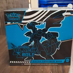 Pokemon Scarlet & Violet Black Bolt Elite Trainer Box ETB Zekrom Thundurus - Image 1