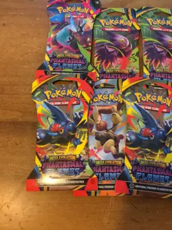 Pokemon TCG: ME Phantasmal Flames Sleeved Booster Packs X10 - Image 2