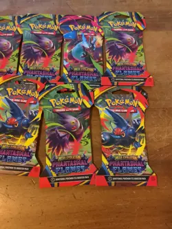 Pokemon TCG: ME Phantasmal Flames Sleeved Booster Packs X10 - Image 3