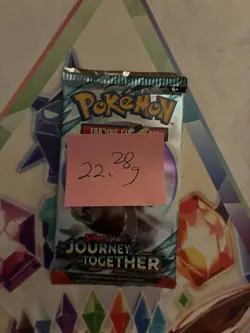 Heavy! Over 22.28 Gram Pokemon Journey Together Booster Pack Sealed - Image 2