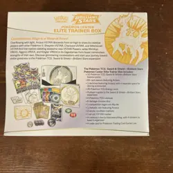 Brilliant Stars Pokemon Center ETB Pokemon TCG Sword & Shield Elite Trainer Box - Image 2