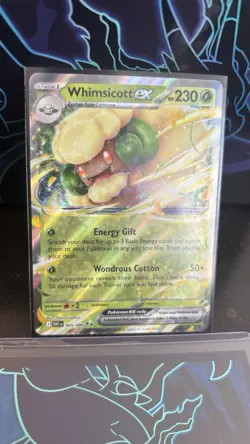 Pokemon TCG Whimsicott ex 005/086 Sv: White Flare Double Rare Holo NM - Image 1