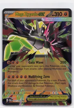 MEGA ZYGARDE EX 047/088 DOUBLE RARE PERFECT ORDER POKEMON - Image 2