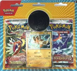 Brand New Sealed Pokemon - 2 Pack Blister Paldea Evolved + Sv1 Set Pawmot - Image 1