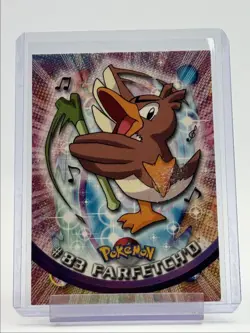 FARFETCH'D 1999 TOPPS CHROME POKEMON TV SERIES 1 BLUE LOGO 83 Q0899 - Image 1
