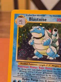 Blastoise - 2/130 - Pokemon Base Set 2 Holo SWIRL 🌀 MP - Image 2