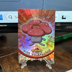 Vileplume #45 Pokemon Topps 1999 TV Animation Series 1 Rainbow Foil (LP) - Image 1