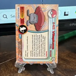 Vileplume #45 Pokemon Topps 1999 TV Animation Series 1 Rainbow Foil (LP) - Image 4