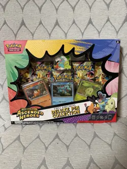Pokemon Ascended Heroes First Partner Deluxe Pin Collection Sealed New - Image 1