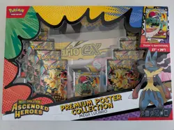 Mega Evolutions Ascended Heros Premium Poster Collection Mega Lucario Pokemon - Image 1