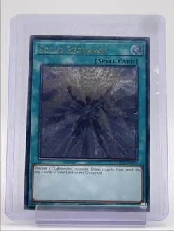 SOLAR RECHARGE 2008 YU-GI-OH! LIGHT OF DESTRUCTION ULTIMATE RARE Q4385 - Image 1
