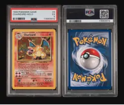 1999 Pokemon Charizard Holo Base Set PSA 5 EX - Iconic WOTC Card #4/102 - Image 3