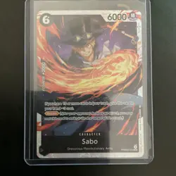 Sabo PRB02-014 Super Rare Foil Character One Piece Bandai 6000 Power 6 Cost - Image 1