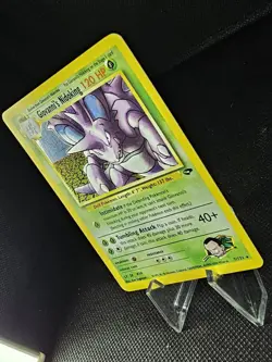 Giovanni's Nidoking Gym Challenge Unlimited Holo Card 7/132 Clean LP - Image 3