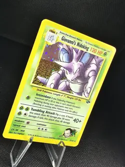 Giovanni's Nidoking Gym Challenge Unlimited Holo Card 7/132 Clean LP - Image 4