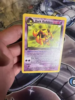 (HPL) Dark Kadabra 39/82 Team Rocket Uncommon Pokemon Card 1st LP - Image 3