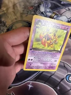 (HPL) Dark Kadabra 39/82 Team Rocket Uncommon Pokemon Card 1st LP - Image 4