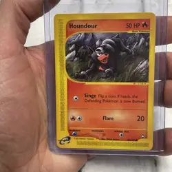 Pokemon Houndour - 86/147 Aquapolis - Pokemon TCG - 2003 Vintage Common Card NM - Image 1