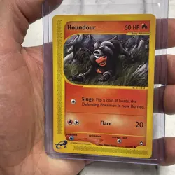 Pokemon Houndour - 86/147 Aquapolis - Pokemon TCG - 2003 Vintage Common Card NM - Image 2