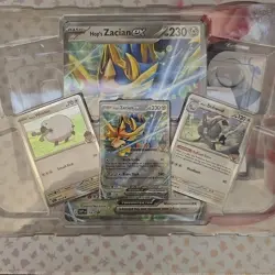 Hop's Zacian Ex Box Promo Cards (Zacian ex SVP EN 193) Pokemon Journey Together - Image 1