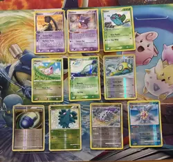 Vintage Pokemon Card Lot Reverse Holo Fire Haunter Bulbasaur - Image 1