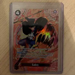 One Piece Sabo SP P-105 Special Foil Blocker Character Card 4 Cost 6000 Power - Image 3