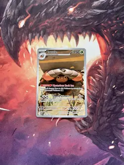 Crustle 186/182 Illustration Rare Holo Pokemon Destined Rivals Card NM 🐚 - Image 2